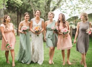 Mismatched Bridesmaids Dresses